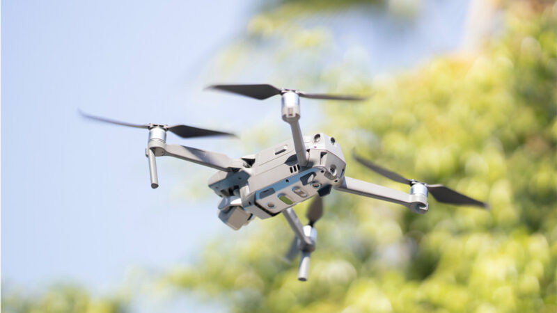 Drone in flight