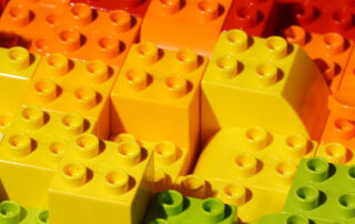 Colorful legos